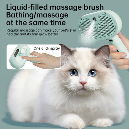 Lasstoys® Anti-Shedding Pet Spray Massage Hair Brushing Comb(SALON RESULTS, ZERO RISK)