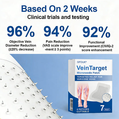 🎁GFOUK® VeinTarget Microneedle Patch⚡Instant Relief, Long-Term Results