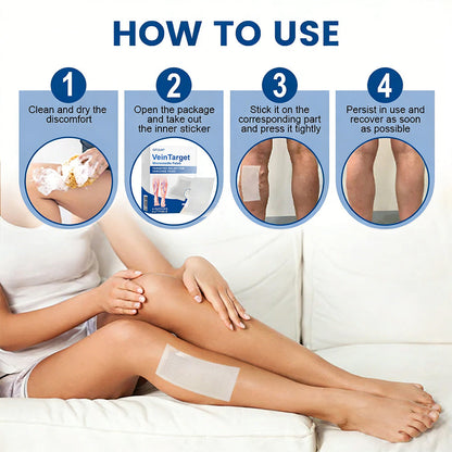 🎁GFOUK® VeinTarget Microneedle Patch⚡Instant Relief, Long-Term Results