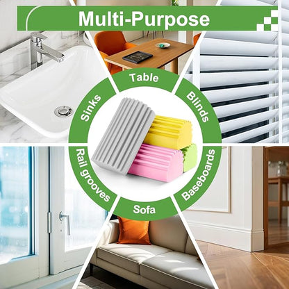 Lasstoys® 4-Pack Damp Clean Duster Sponge