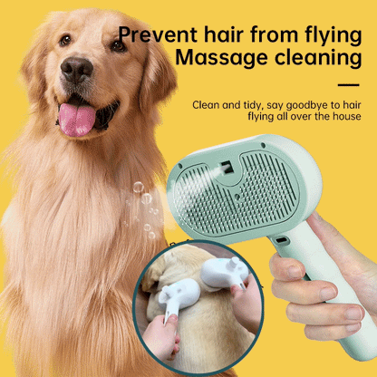 Lasstoys® Anti-Shedding Pet Spray Massage Hair Brushing Comb(SALON RESULTS, ZERO RISK)