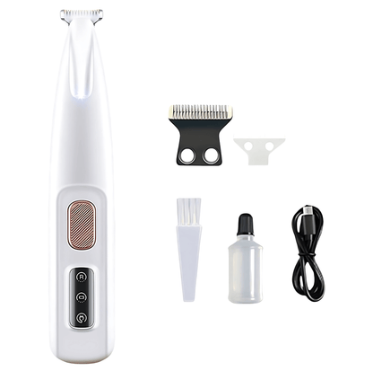 LED Cat & Dog Paw Trimmer – Quiet, Cordless Grooming Clippers